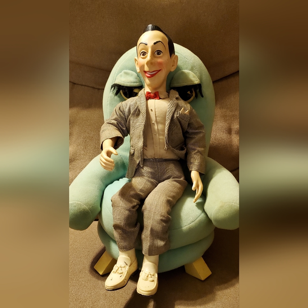 Vintage Pee-wee Herman and Chairry set